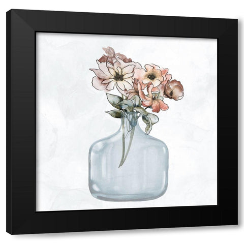 Blossom Cluster 2 Black Modern Wood Framed Art Print with Double Matting by Prime, Marcus