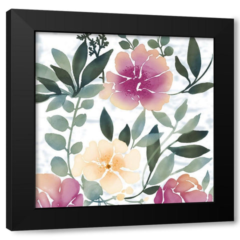 Mid Day Bloom 1 Black Modern Wood Framed Art Print by Prime, Marcus
