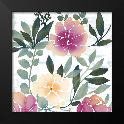Mid Day Bloom 1 Black Modern Wood Framed Art Print by Prime, Marcus