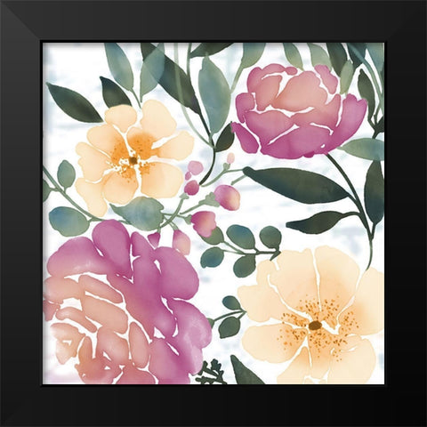 Mid Day Bloom 2 Black Modern Wood Framed Art Print by Prime, Marcus