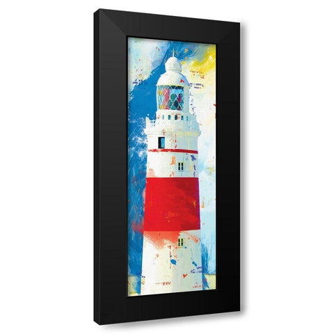 Beacon 1 Black Modern Wood Framed Art Print with Double Matting by Miller, Savannah