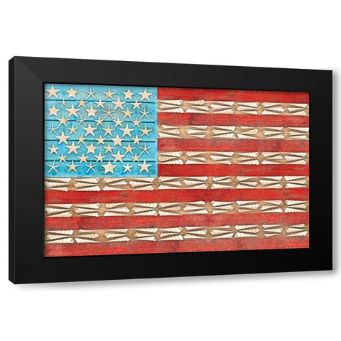 Shells 3 Black Modern Wood Framed Art Print with Double Matting by Miller, Savannah