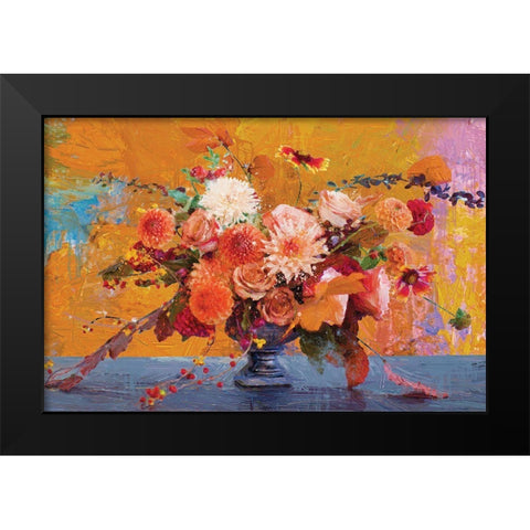 Fall Fireworks 2 Black Modern Wood Framed Art Print by Miller, Savannah