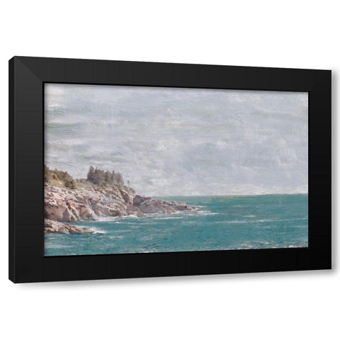 The Cape 1 Black Modern Wood Framed Art Print by Miller, Savannah
