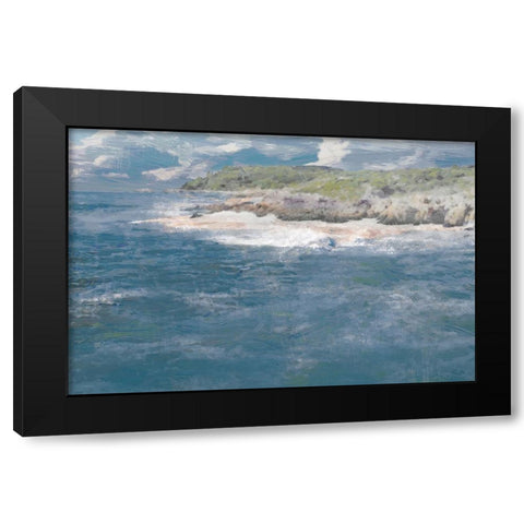 The Cape 2 Black Modern Wood Framed Art Print by Miller, Savannah