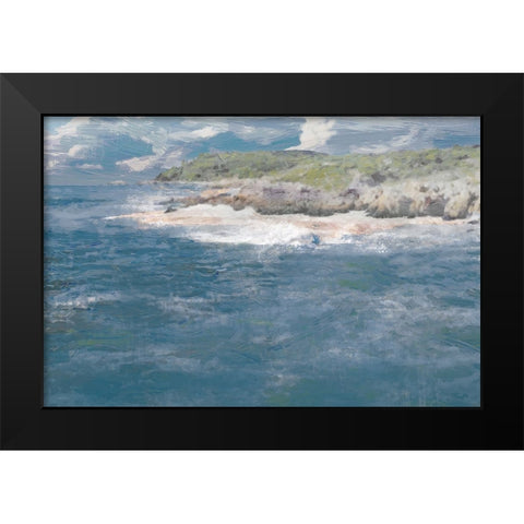 The Cape 2 Black Modern Wood Framed Art Print by Miller, Savannah