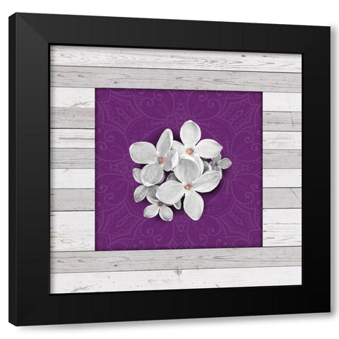 Janes Tray 1 Black Modern Wood Framed Art Print by Miller, Savannah