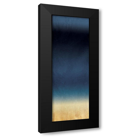 Midnight Gold Black Modern Wood Framed Art Print by Villa, Milli