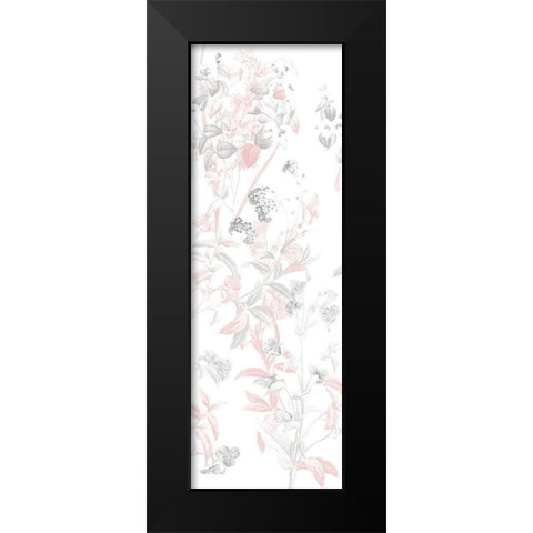 Blush In The Wind two Black Modern Wood Framed Art Print by Villa, Mlli
