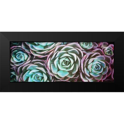 Dark Blend Black Modern Wood Framed Art Print by Villa, Mlli