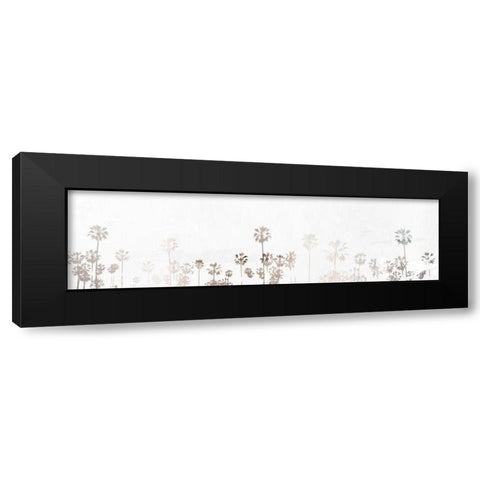 Palms To Palms Black Modern Wood Framed Art Print by Villa, Mlli