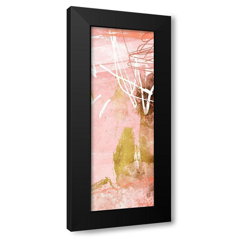 Blush Mess Mate Black Modern Wood Framed Art Print with Double Matting by Villa, Mlli