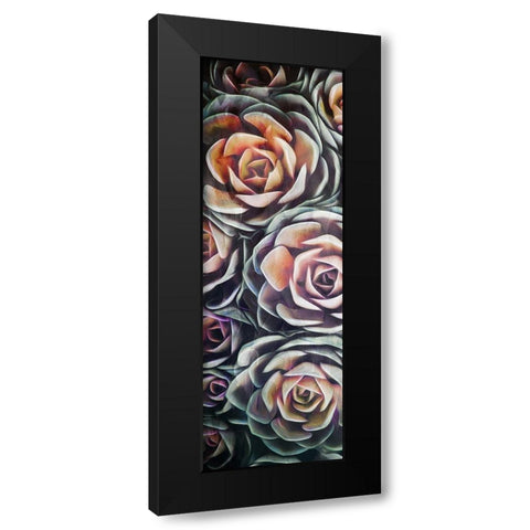 Fall Succulents Black Modern Wood Framed Art Print with Double Matting by Villa, Mlli