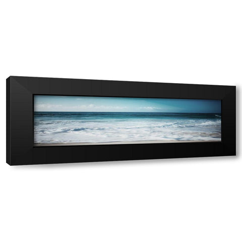 Close Long Waves Black Modern Wood Framed Art Print with Double Matting by Villa, Mlli