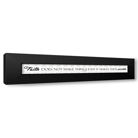 Makes Easy Black Modern Wood Framed Art Print by Villa, Mlli