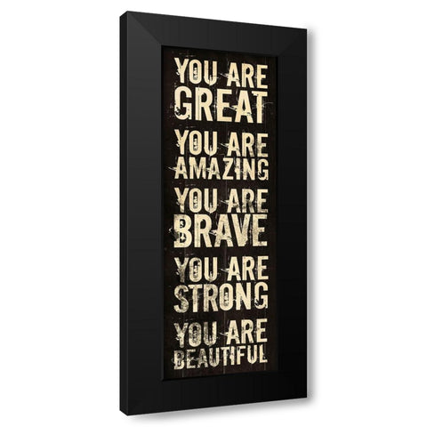 Amazing Black Modern Wood Framed Art Print by Villa, Mlli