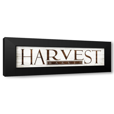 Harvest Market Black Modern Wood Framed Art Print by Villa, Mlli