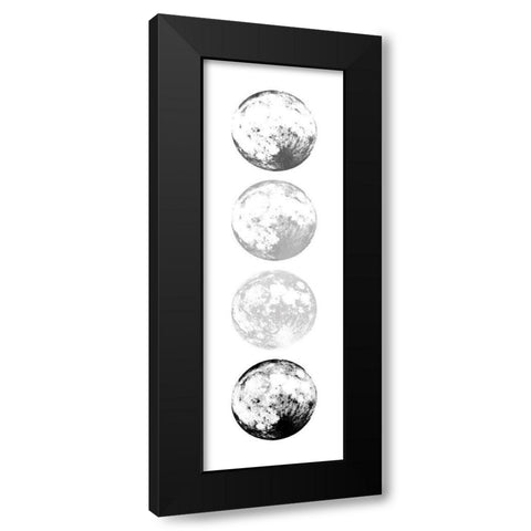 Moon Shade Black Modern Wood Framed Art Print by Villa, Mlli