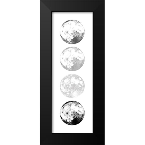 Moon Shade Black Modern Wood Framed Art Print by Villa, Mlli