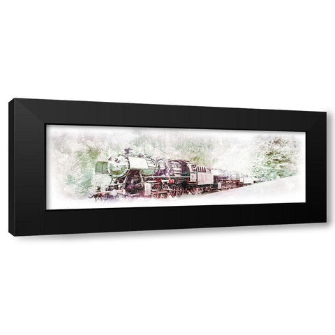 Traveling Through The Winter Black Modern Wood Framed Art Print with Double Matting by Villa, Milli