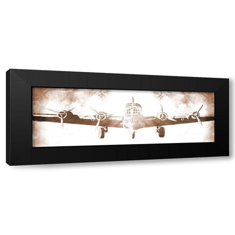 Time To Fly Sepia Black Modern Wood Framed Art Print with Double Matting by Villa, Milli