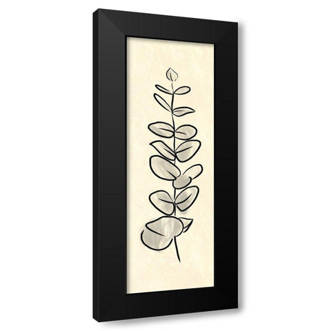 Simple Paper Flower 2 Black Modern Wood Framed Art Print with Double Matting by Villa, Milli