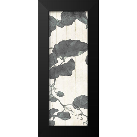 Muted Hanging Leaves 2 Black Modern Wood Framed Art Print by Villa, Milli