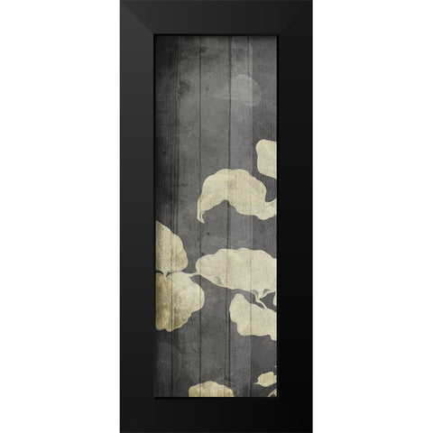 Aged Hanging Leaves Black Modern Wood Framed Art Print by Villa, Milli