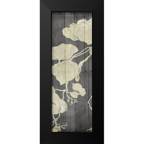 Aged Hanging Leaves 2 Black Modern Wood Framed Art Print by Villa, Milli