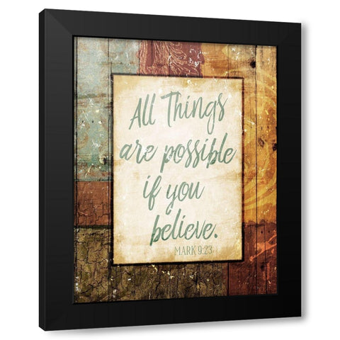 Possible Black Modern Wood Framed Art Print by Villa, Mlli