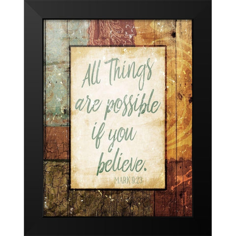 Possible Black Modern Wood Framed Art Print by Villa, Mlli