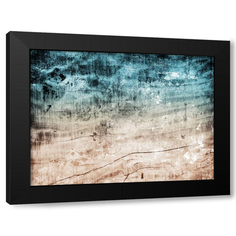 Summer Waves Black Modern Wood Framed Art Print with Double Matting by Villa, Milli