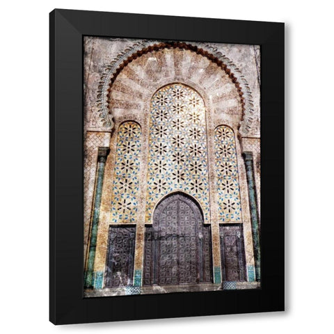 Go In Black Modern Wood Framed Art Print by Villa, Milli