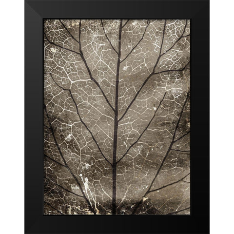 Path Black Modern Wood Framed Art Print by Villa, Milli