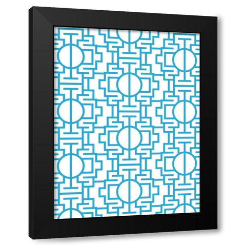 Tech Wall Black Modern Wood Framed Art Print by Villa, Milli