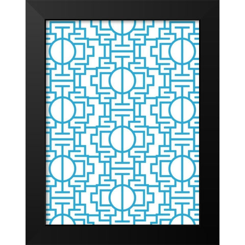 Tech Wall Black Modern Wood Framed Art Print by Villa, Milli