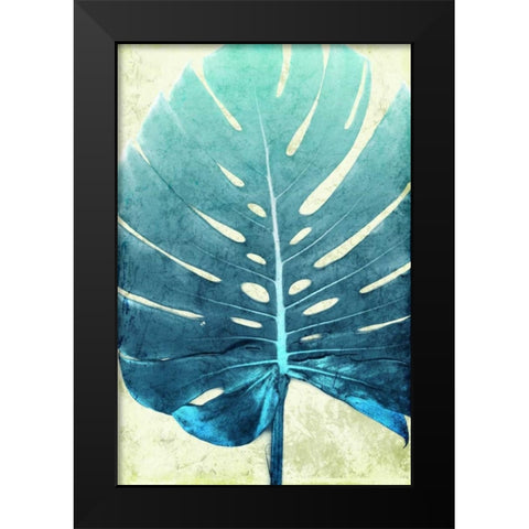 Bright Leaf Black Modern Wood Framed Art Print by Villa, Milli