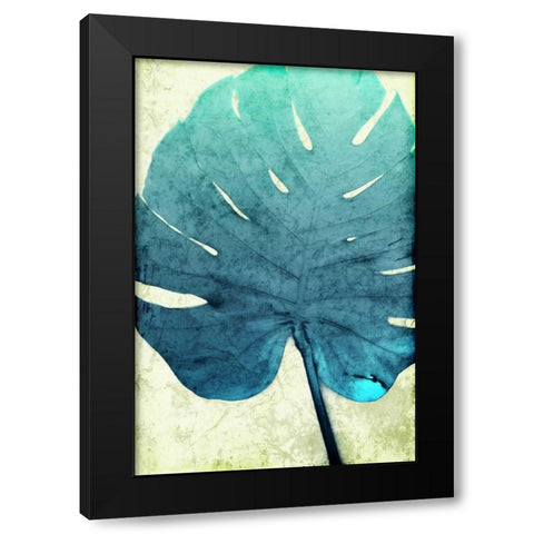 Bright Leaf Too Black Modern Wood Framed Art Print by Villa, Milli