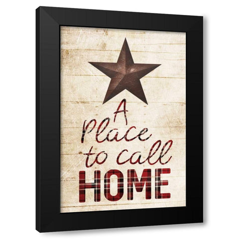 Star Home Black Modern Wood Framed Art Print by Villa, Milli