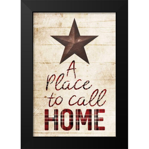 Star Home Black Modern Wood Framed Art Print by Villa, Milli