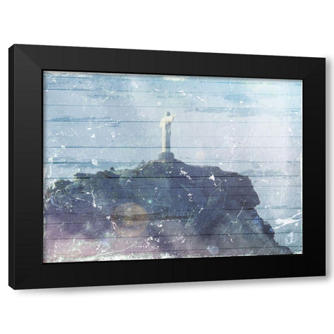 Look Above Black Modern Wood Framed Art Print by Villa, Mlli