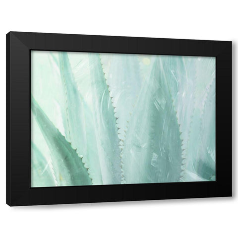 Relaxing Point Black Modern Wood Framed Art Print with Double Matting by Villa, Milli