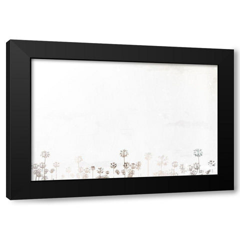 Palms To Palms Black Modern Wood Framed Art Print by Villa, Mlli