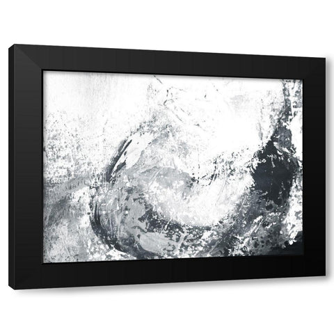 Make Waves Black Modern Wood Framed Art Print by Villa, Mlli