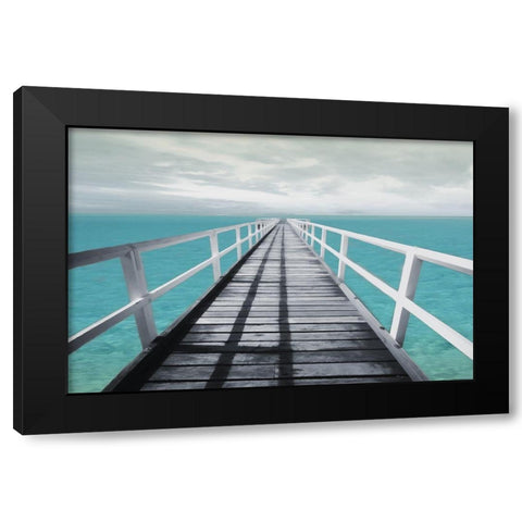 Dock out Black Modern Wood Framed Art Print by Villa, Mlli