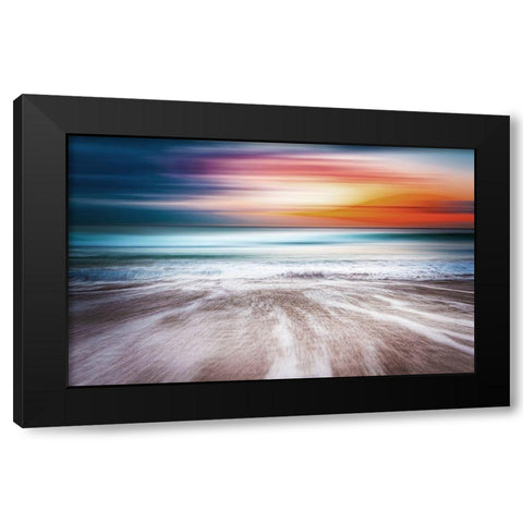 Look Out To Sea Black Modern Wood Framed Art Print by Villa, Mlli