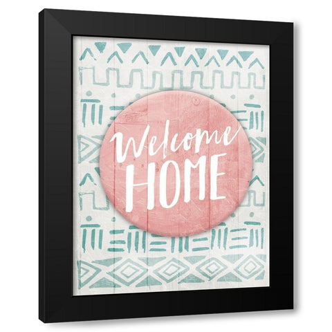 Tribe Phrase Soft Black Modern Wood Framed Art Print by Villa, Mlli