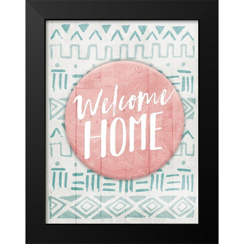 Tribe Phrase Soft Black Modern Wood Framed Art Print by Villa, Mlli