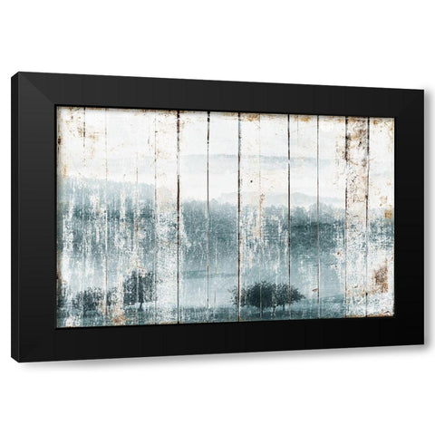 Forrest Black Modern Wood Framed Art Print by Villa, Mlli