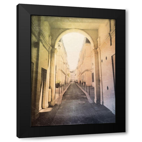 Next Block Black Modern Wood Framed Art Print by Villa, Mlli